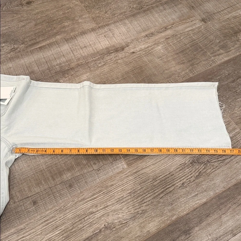 OAT NY High Rise Wide Leg Cropped Jean (4/27)